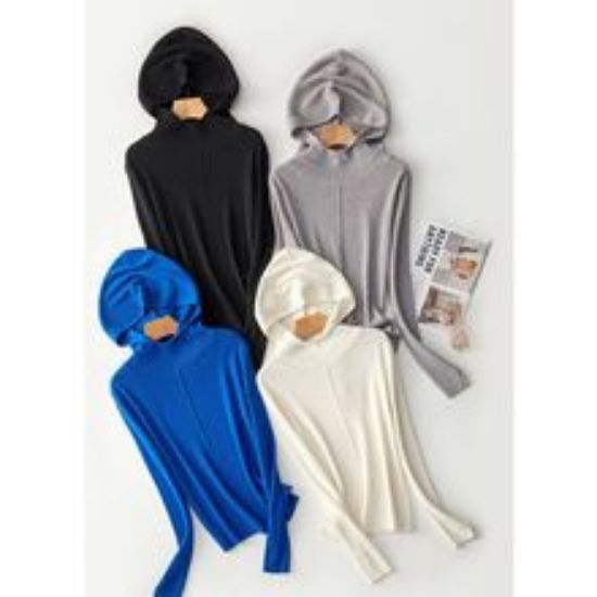 Picture of Hooded sweater with hooded knitted sweater