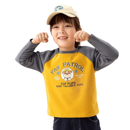 Picture of Woof team boys cotton T-shirt long sleeve