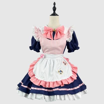 Picture of Cafe maid dress COSPLAY princess dress small dress women's dress