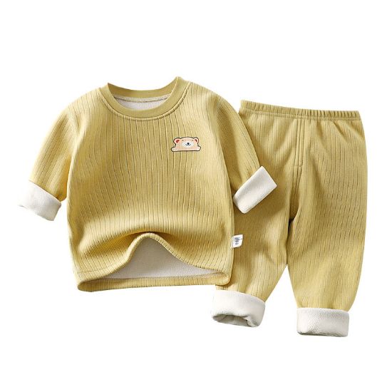 Picture of Children's warm set with wool thickened new autumn and winter