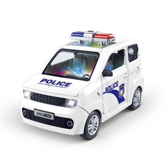 Picture of Children's toys simulate the shape of police cars