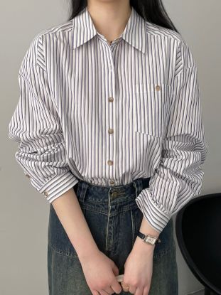 Picture of Business striped women's shirt